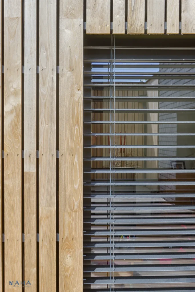 Extension d'architecte en bois près de  Servon-sur-Vilaine