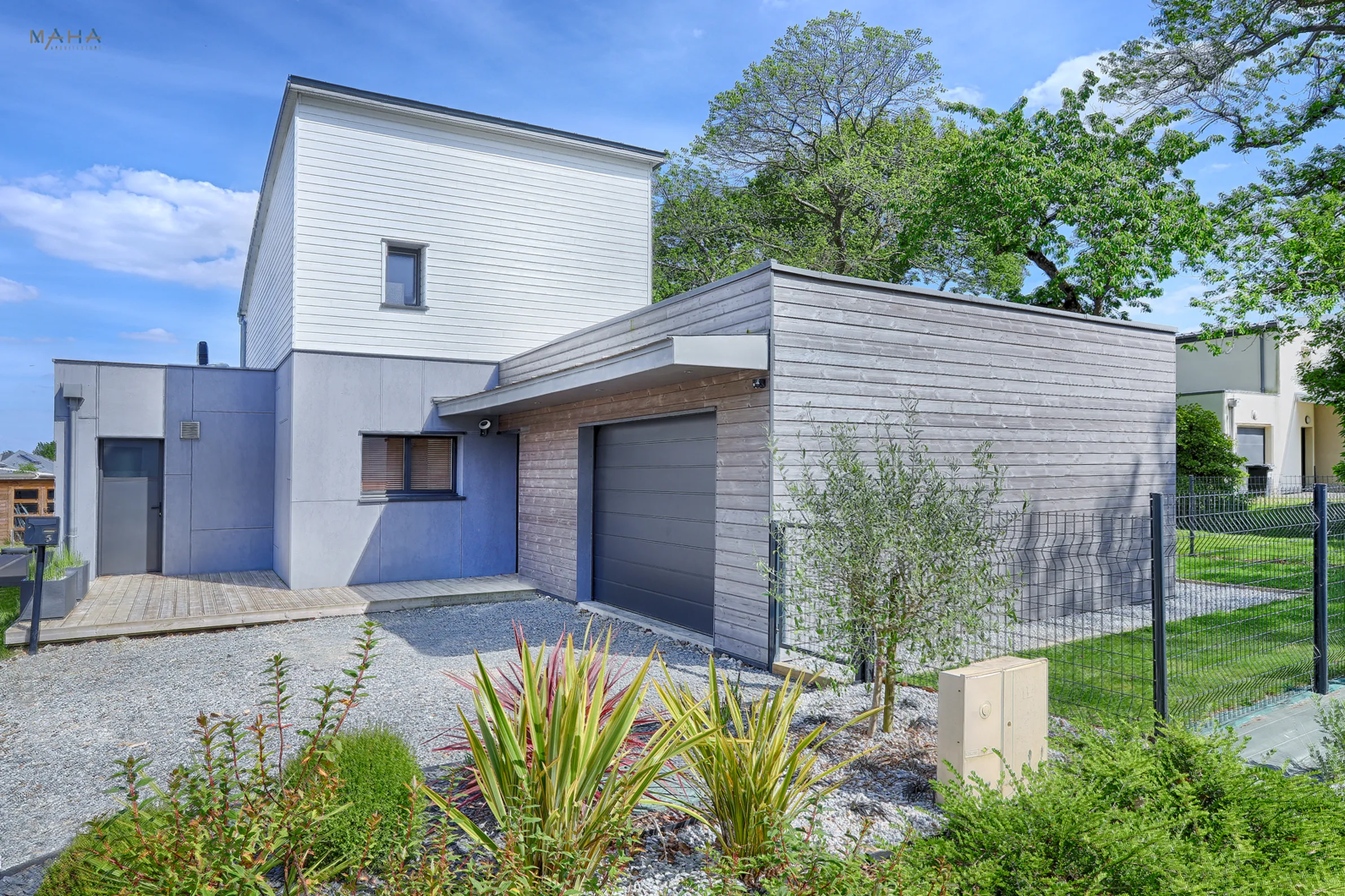 Constructeur de maison, exemple de réalisation de l'architecte à Rennes, Vitré, Cesson Sévigné, La Bouëxière, Acigné, Noyal sur Vilaine, Servon sur Vilaine. 